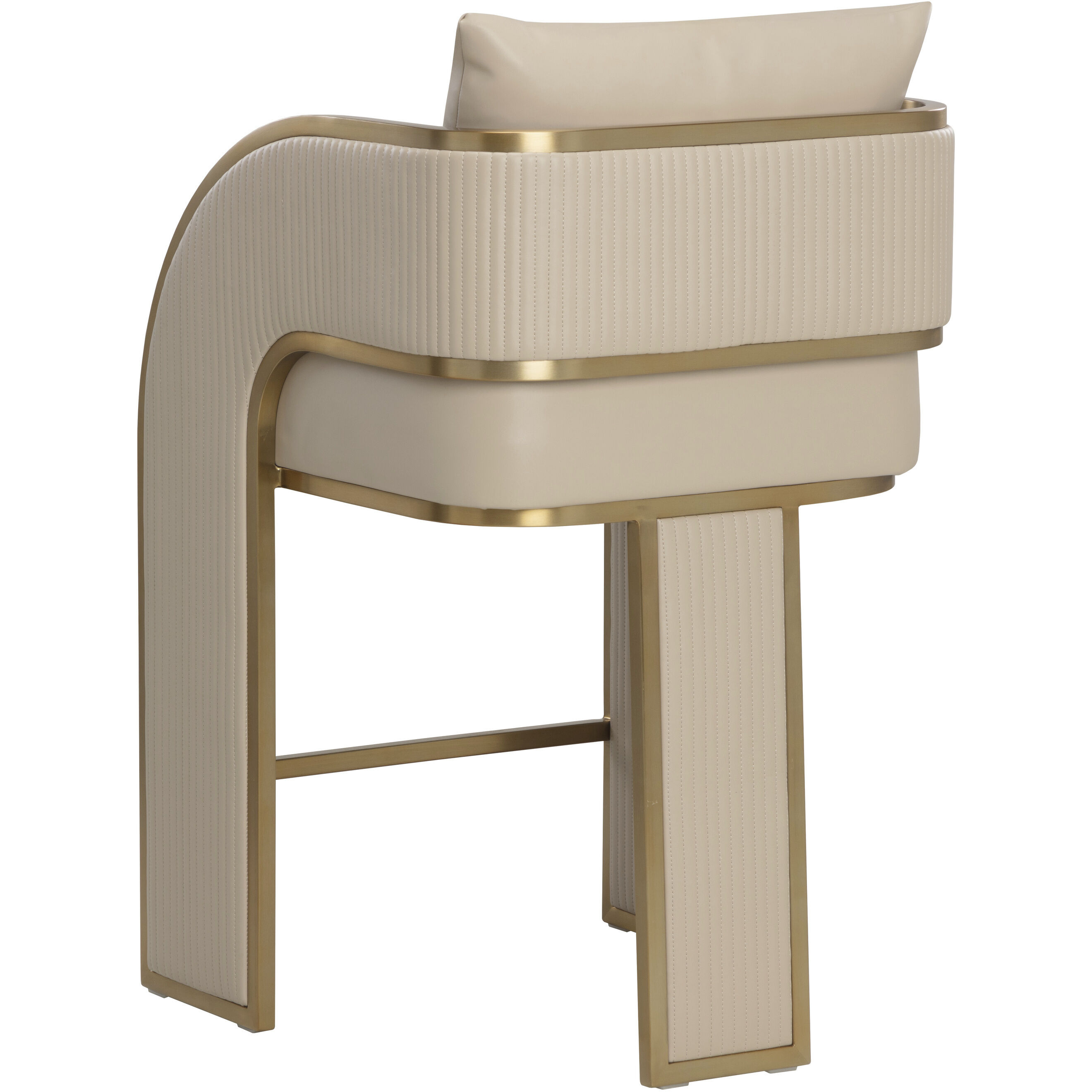 Baz 37 inch Napa Beige Counter Stool